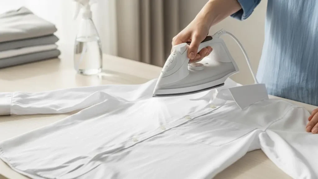 Repasser une chemise en 3 minutes